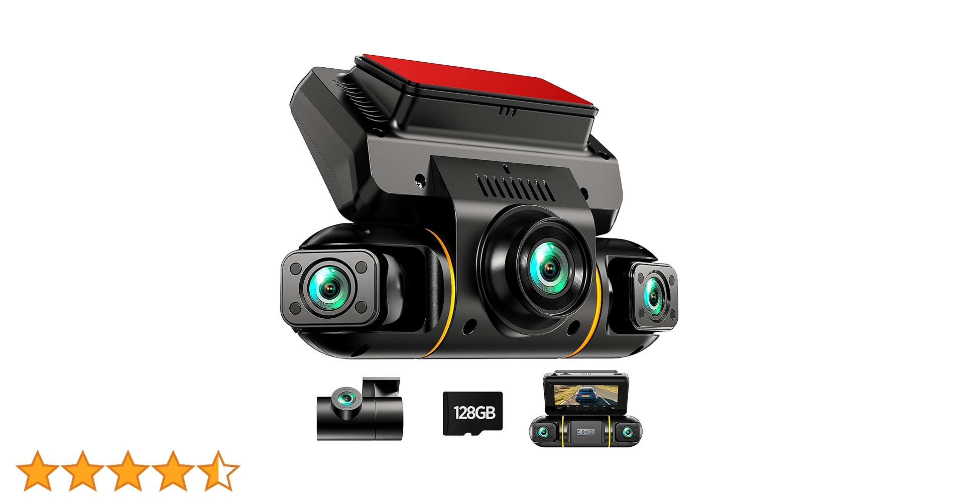 カメラまとめ4台セット 防犯カメラ1～4台セット【セット458-AHD】4chデジタルレコーダー